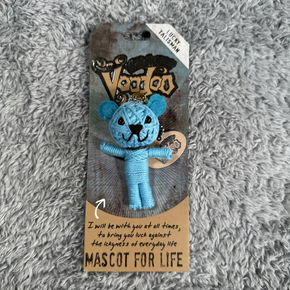 Watchover Voodoo Doll - Mascot For Life Blue Ornament Keychain Lucky Talisman